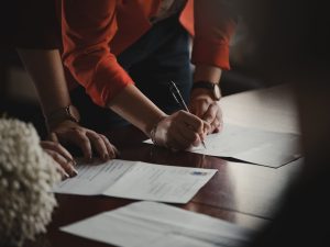 Photo Contract signing